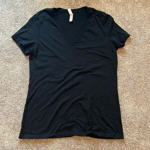 Bella + Canvas Blank Black V Neck
